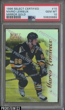 1996 Select Certified Mirror Gold #10 Mario Lemieux SP /30 PSA 10 POP 7
