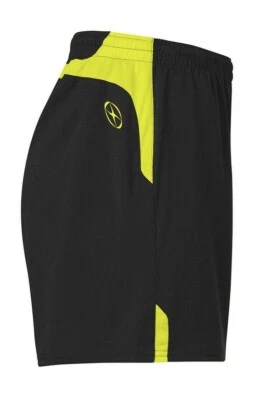 Pantalones Cortos de Fútbol Xara Para Hombres Continental 2031 Talla Mediana Negro Amarillo Florente Nuevos con Etiquetas Foto 1 de 3