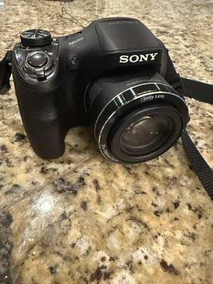 Sony Cyber-shot DSC-H300 Digital HAD CCD Camera 20.1MP Strap Works SD card 35X - Image 1 of 4