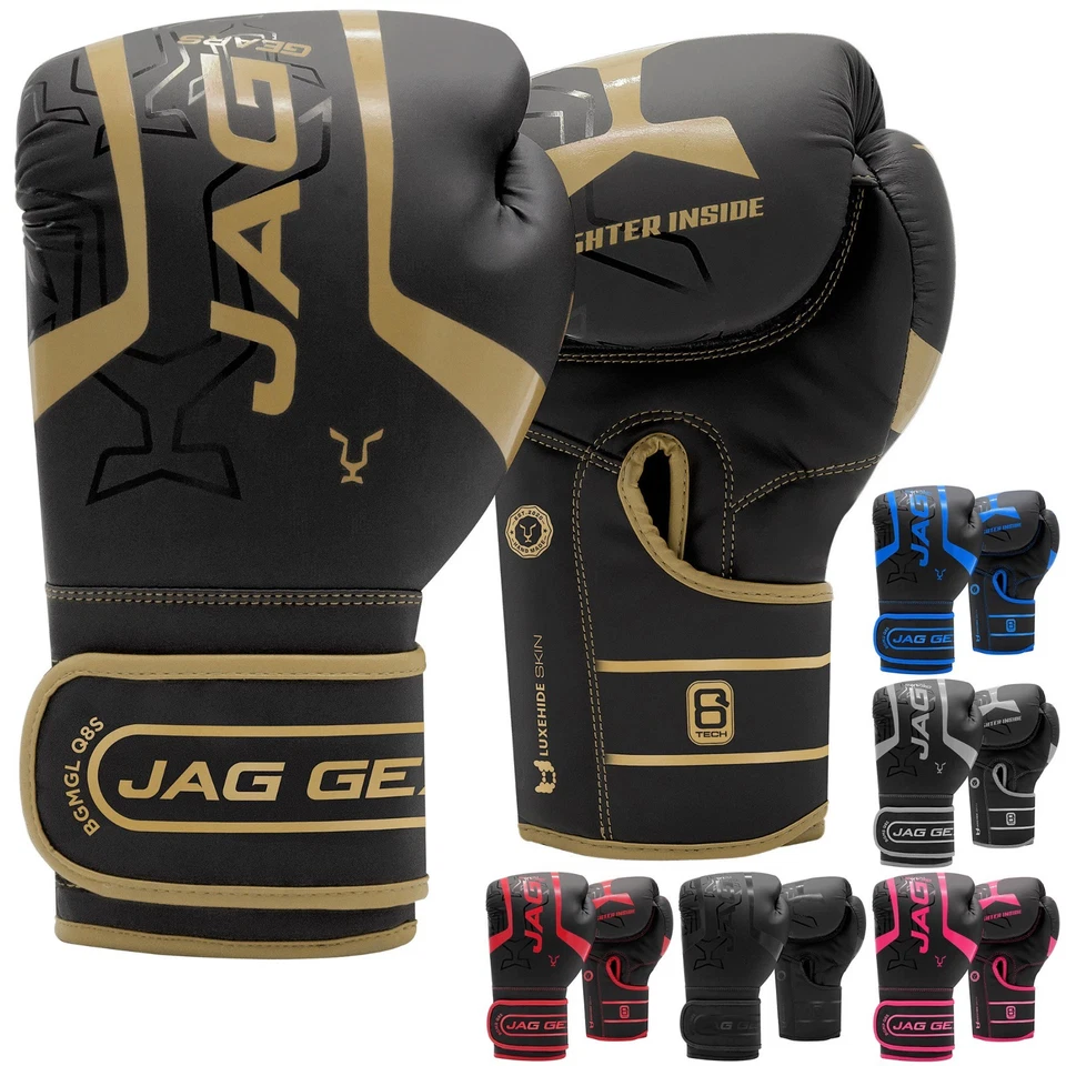 Jag Gears Premium Kunstleder Boxhandschuhe Unisex Training Sparring Kampfsport - Bild 1 von 1