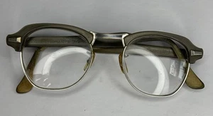 Vintage Bausch and Lomb Eyeglasses 1/10 12k Gold Filled Gray Readers - Picture 1 of 10