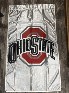 Vintage The Ohio State Buckeyes große Flagge Banner 48”x27” Polyester - Bild 1 von 2