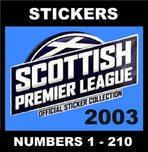 Panini SPL 2003 Scottish Premier League football stickers # 1 - 210 - Picture 1 of 3