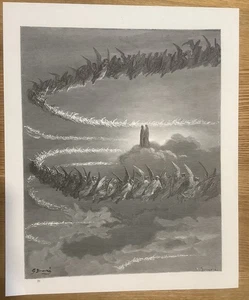 Gustave Dore - Engraving (1870). The Spirits in Jupiter - Picture 1 of 1