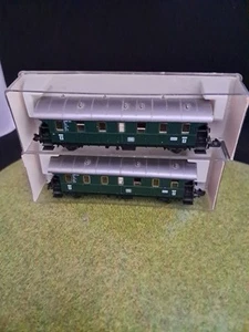 Fleischmann N Gauge 8062 DB 2nd Class Passenger Coach X2 - Foto 1 di 3