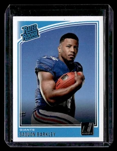 2018 Panini Donruss Saquon Barkley #306 Rookie Card RC Giants Eagles - Picture 1 of 2