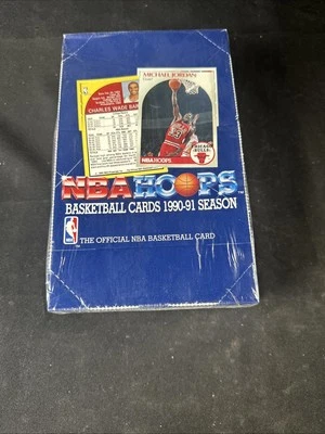 1990-91 NBA Hoops Series 1 Box 36 Packs Factory Sealed Menendez Brothers Jordan - Image 1 of 4