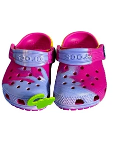 Crocs Kids' Classic Ombre Marble Tie Dye  Clog US Toddler C4 EU 19-20 - Picture 1 of 6