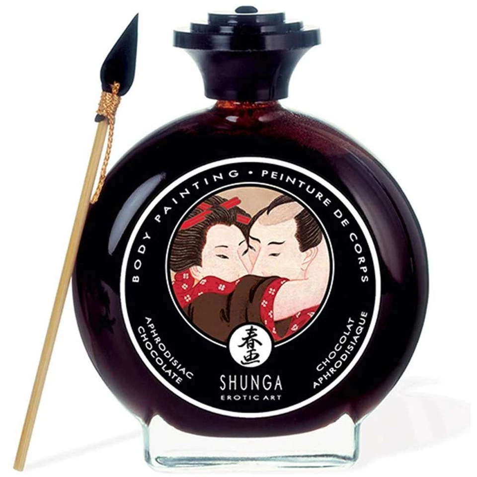 Pintura corporal de chocolate Shunga, botella de 3,5 onzas Foto 1 de 1