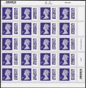 20 x 1st FIRST CLASS STAMPS, BARCODED, DIRECT FROM ROYAL MAIL, SELF ADHESIVE - Picture 1 of 1