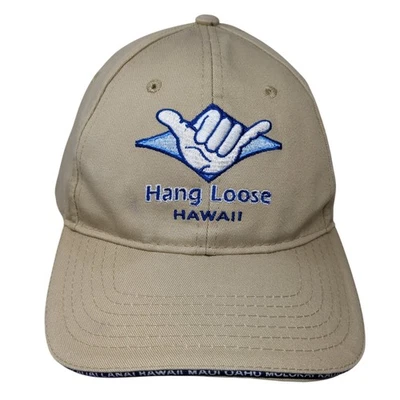 Gorra de béisbol Hang Loose Hawaii beige OS ajustable artículos de surf clásicos hawaianos Foto 1 de 4