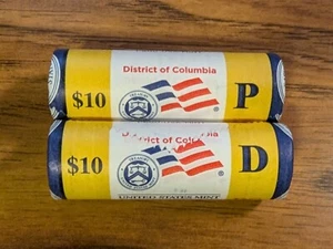 2009 P&D State Quarter Rolls: District of Columbia Uncirculated from U.S. Mint - Picture 1 of 1