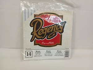 Regency Mills Waste Canvas Counted Cross Stitch Fabric 14 count 12 X12 inch - Picture 1 of 3