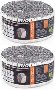 Envoltura de aislamiento de tubería x2 (80 mm x 7,5 m) (TRIPLE capas) (superhoja) - Imagen 1 de 3