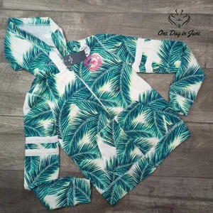 Abercrombie & Fitch Palm Leaf Hoodie Size 13/14 - Picture 1 of 5