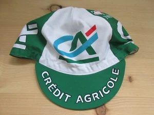 Casquette cycliste CRÉDIT AGRICOLE vintage cap hat - Picture 1 of 2