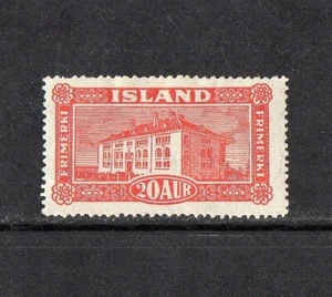 MINT STAMP OF ICELAND, (PICTORIAL), CV=100,-Eur, 1925, MVLH, SEE SCAN - Picture 1 of 2