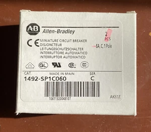 1492-SP1C060 Allen-Bradley Miniature Circuit Breaker (2pcs) - Picture 1 of 2