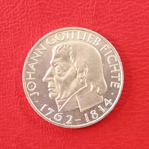 5 DM Germany 1964 xf / Johann Gottlieb Fichte / J#394 KM#118 - Picture 1 of 4