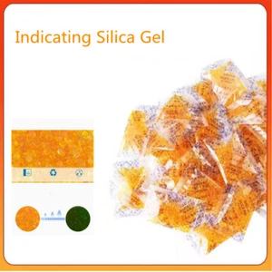 Orange Indicating Silica Gel Packet Moisture Absorber Desiccant Storage Keep Dry - Picture 1 of 10