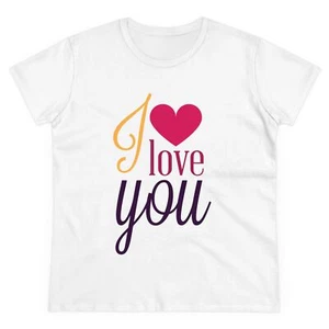Women's Midweight Cotton Tee - Picture 1 of 21