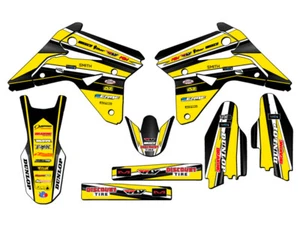 2007 RMZ 450 VIGOR Yellow Senge Graphics Kit Compatible with Suzuki - Picture 1 of 4