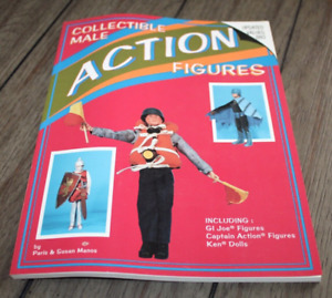 Vtg 1992 Action Figure Book COLLECTIBLE MALE ACTION FIGURES Manos lot k