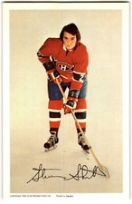 1972-73 Team Postcards Steve Shutt #NNO Montreal Canadiens
