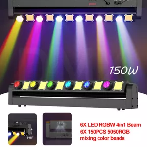 150W LED Moving Head Bar Light DMX512 RGBW Beam Stage Lighting KTV Disco Lights - Picture 1 of 6