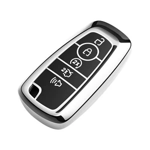 for Ford Key Fob Cover Premium Soft Full Protection Key Case Shell with Ford ... - Picture 1 of 5