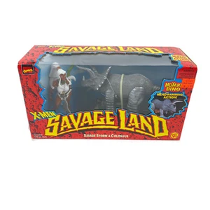 Marvel X-Men Savage Land Storm Colossus Action Figure Set ToyBiz 1997 Sealed - Picture 1 of 16