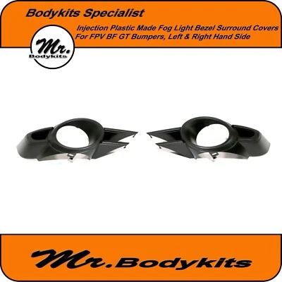 OEM Quality Plastic Fog Light Bezel Surround Cover For Ford FPV BF GT Bumper - image 1 of 4