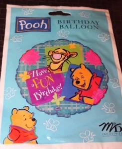 NEW WINNIE THE POOH BIRTHDAY 18" MYLAR BALLOON PARTY SUPPLIES - Picture 1 of 1