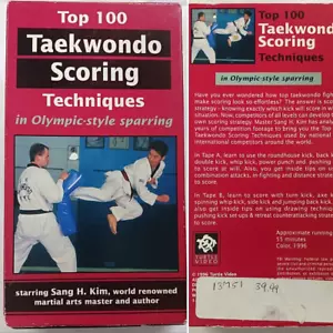 TOP 100 TAEKWONDO-SCORING-TECHNIKEN IM OLYMPISCHEN STIL SPARRING BAND A VHS - Bild 1 von 7