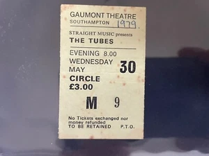 The Tubes Ticket 1979 - Picture 1 of 1
