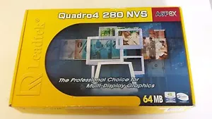 Leadtek Quadro4 280 NVS, (64 MB) AGP Video Card - Picture 1 of 2