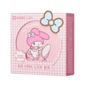 Green Finger Moisture Sun Pact Soft Block My Melody Edition SPF 50+ PA++++ 16g - Picture 1 of 3