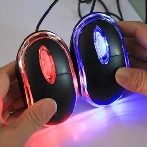 Computer LED Mini 1000DPI Gaming Mouse USB Optical Mouse Wired Mouse Game Mice - Picture 1 of 12