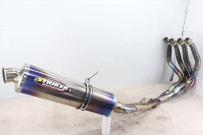 KAWASAKI ZZR1400 ZX-14 STRIKER Full Titanium Oval Collective Muffler 4-2-1 - Imagem 1 de 4