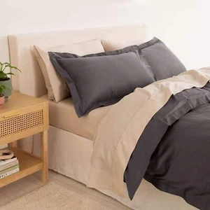 Royal Comfort - Balmain 1000TC Bamboo cotton Quilt Cover Sets (King) - Pewter - Picture 1 of 7
