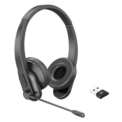 Bluetooth-Headset mit Mikrofon Drahtlose Kopfhörer für Telefon Trucker Fahrer - Image 1 of 4