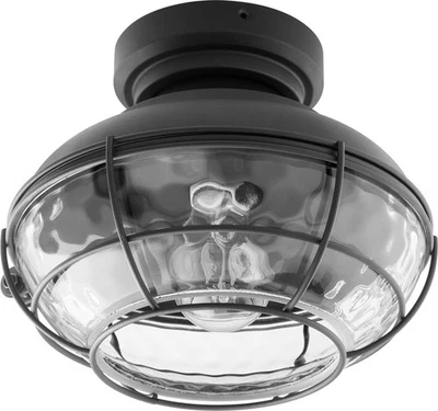 Quorum Windmill Ceiling Fan Light Kit in Noir - Image 1 of 2