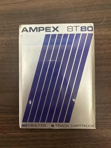 Ampex 8T80 80 Minutes Blank 8 Track Cartridge Rare Vintage Brand New - Picture 1 of 3