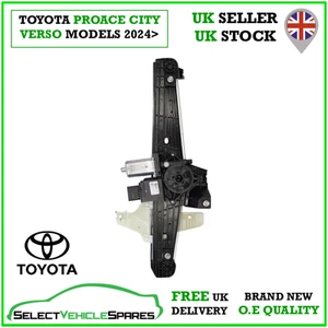 OE NEW TOYOTA PROACE CITY VERSO LEFT SIDE SLIDING DOOR WINDOW REGULATOR 2024> - Picture 1 of 5