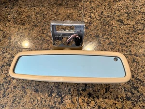 1997-99 Mercedes-Benz W140 S-Class Rear View Inside Internal Mirror TAN / BEIGE - Picture 1 of 14