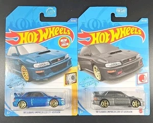 Hot Wheels '98 Subaru Impreza 22b versione STi Lotto di 2 - Blu e Nero - 🔥CALDO🔥 - Foto 1 di 2