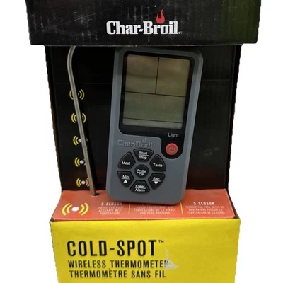 Char-Broil Multi Sensor Wireless Thermometer 100ft Range 15 Taste Settings {49} - Image 1 of 4