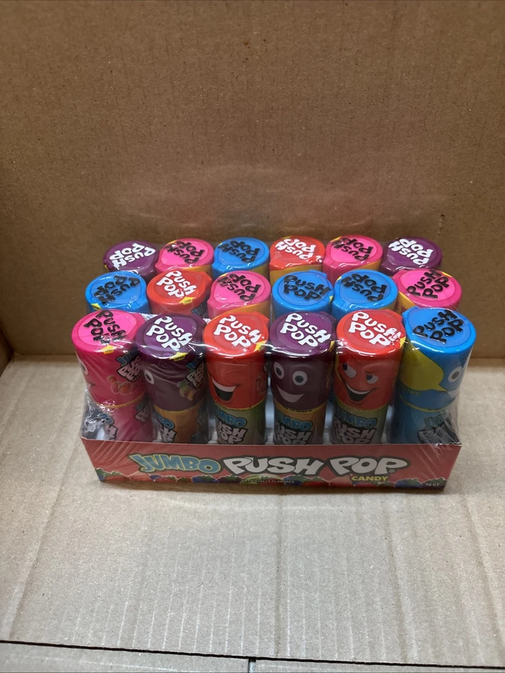 Push Pop Jumbo Candy Assortment 18 Pack, EXP 12/25 - Image 1 of 1