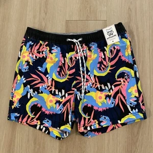Party Pants Men's Dino Munchies Swim Shorts Size L NWT - Picture 1 of 7