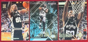 David Robinson 3 Card Lot: 2000 Upper Deck Black Diamond, (2) 93-94 Stadium Club - Picture 1 of 6